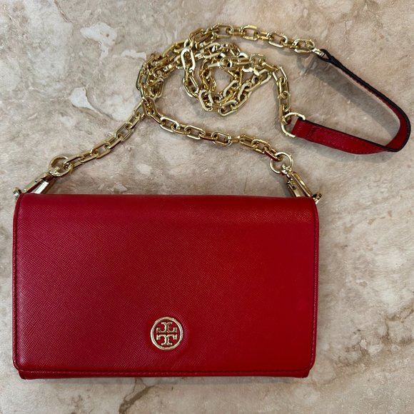 Red chain crossbody bag - Picture 5 of 5